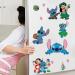 3D Stitch Wall Stickers - Cartoon Pink Kids Wall Decals for Bedroom and Living Room Decor - 15.7X23.7 Inch - Buy Online on GoSupps.com