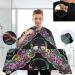 Visesunny Skull Pattern Barber Cape - Anti-Static Water-Resistant Hair Cutting Apron for Salon & Home Use - Buy Online on GoSupps.com