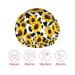 Sunflower Waterproof Shower Cap for Women and Girls - Reusable Double Layers Bathing Hat - Buy Online on GoSupps.com