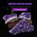 Amethyst Crystal Cluster Natural Raw Rock Crystals Quartz Cluster Geode Druzy Specimen Gemstone Sculpture Home Decoration 200g (Size : 80g) - Buy Online on GoSupps.com