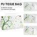 Tissue Box Cover Tissue Box Holder Green Floral Swirl Print Tissue Holder Travel Tissue Packs Facial Paper Holder Decorative Holder - Buy Online on GoSupps.com