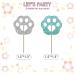 Set of 24 Paw Cupcake Toppers for Pet Theme Birthday Blue & Silver Glitter Puppy Kitten Paw Sign Cupcake Toppers Cake Decorations for Baby Shower/Dog Cat Birthday Party Supplies blue&silver - Buy Online on GoSupps.com