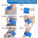 Atsuwell Heating Pad Microwavable 6x11 - Pain Relief for Cramps, Neck, Shoulders, Knee, Back - Moist Heat Pack for Muscles & Joints - Blue - Buy Online on GoSupps.com