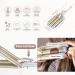 1 Inch Ceramic Tourmaline Hair Curling Wands with 2 Temperature Control - Perfect for All Hair Types - Dual Voltage Crimper Beach Waving Styling - Gold Color - Buy Online on GoSupps.com