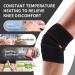Heated Knee Brace Wrap - Adjustable Temperature Thermal Arthritis Pain Relief | USB Heating Pad for Comfortable Therapy - Buy Online on GoSupps.com