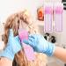 Paefiu Hair Oil Applicator Set - 2 x 170ml Dye & Oil Bottles with Graded Scale for Precision Hair Coloring & Oiling - Pink - Buy Online on GoSupps.com