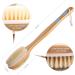 Buy Long Stem Bamboo Back Brush - Natural Bristles for Peeling & Massage to Improve Circulation & Reduce Cellulite | International Shipping - Buy Online on GoSupps.com