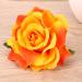 Frcolor Big Orange Rose Hairpin & Brooch for Women - Elegant Floral Hair Accessory for Parties - Buy Online on GoSupps.com