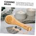 FRCOLOR Exfoliating Face Brush - Bamboo Cleansing Scrubber for Glowing Skin Reduces Flaking & Fine Lines - International Shipping Available - Buy Online on GoSupps.com