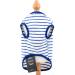 PAIDEFUL British Striped Dog Shirt for Small Medium Dogs Cats - Breathable Soft Cotton Vest Tee for Puppy Chihuahua Yorkie - Blue XS - Buy Online on GoSupps.com