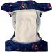 Eco Baby Washable Ai2 Reusable Cloth Nappy Cover with Bamboo Insert - Blue Lagoon - Buy Online on GoSupps.com