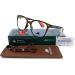 New Model Brown Reading Glasses with Blue Light Filters | Unisex +1.00 | Perfect for Gaming Computers and Reducing Eye Fatigue - Buy Online on GoSupps.com