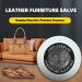 Leather Furniture Salve & Brush - All-in-One Leather Restorer Conditioner & Protector for Chairs Tables Sofas & More - International Shipping Available - Buy Online on GoSupps.com