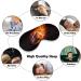 Buy American Football Fire Flames Sleeping Mask - Adjustable Soft Eye Mask for Men Women Boys & Girls | Light-Blocking Blindfold for Comfortable Sleep - Buy Online on GoSupps.com