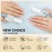 MIZHSE Base and Top Coat Nail Polish - Quick Dry Non-Gel Fast Air Dry Nail Art Set for Home Manicure - Buy Online on GoSupps.com