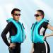 Faxpot Inflatable Snorkel Vest Adult - Blue Large-X-Large | Swim & Kayak Buoyancy Jacket - Buy Online on GoSupps.com