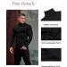 KINGBEGA Men's Slim Fit Turtleneck Sweater - Black, Small - Buy Online on GoSupps.com