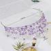Diddler Crystal Crown Purple Tiara for Women and Girls - Silver Princess Crown for Wedding, Birthday, Christmas - Light Purple - Buy Online on GoSupps.com