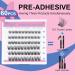 EMEDA Self Adhesive Eyelashes Clusters Kit - 60PCS Double V Shape Glueless Lashes | Natural Look Press-on Lashes (D-10-16mm - Buy Online on GoSupps.com