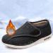Men's Extra Wide Diabetic Shoes | Warm Plush Fleece Orthopedic Sneakers for Swollen Feet | Adjustable Lightweight Non-Slip | Size 6.5 Black - Buy Online on GoSupps.com