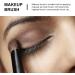 PLAFOPE 10pcs Double Ended Eye Shadow Stick Eye Makeup Accessory Makeup Eyeshadow Sponge Horse Hair Black - Buy Online on GoSupps.com