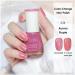 Glitter Nail Polish Pink Glitter Nail Polish Light-Changing Aurora Shimmer Nail Varnish Quick Dry & Long Lasting Nail Polish Water Based Natural Nail Polish for DIY Nail Art 23AuroraPink - Buy Online on GoSupps.com