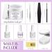 Saviland Clear 5-In-1 Builder Nail Gel Kit for Strengthening, Repair, and Extensions - Home DIY Nail Repair and Strengthening Kit - Buy Online on GoSupps.com