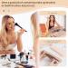 GoLikee Travel Makeup Brush Holder - Soft Silicon Cosmetic Bag with Zipper | No Fall Out Brushes | Portable Khaki Organizer for Travel - Buy Online on GoSupps.com