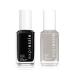 expressie quick dry vegan nail polish set - black, now or never 0.33 oz + gray, binge-worthy 0.33 oz (1 ea)