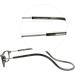 TBOC +3.50 Reading Glasses for Men & Women - Foldable Adjustable Black Frames | Presbyopia Aid with Magnetic Closure - 1 Pack - Buy Online on GoSupps.com