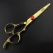 Golden Professional Hairdressing Scissors Set | 6 Inch & 7 Inch Cutting Tools for Hairdressers - Top Quality & International Shipping - Buy Online on GoSupps.com
