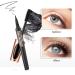 Buy 2 in 1 4D Silk Fiber Eyelash Mascara & Waterproof Liquid Eyeliner - Extra Long Thick Voluminous Lashes - Fast Drying Long-Lasting Black Mascara for Intense Definition - Buy Online on GoSupps.com