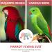 Balacoo 4pcs Parrot Flight Suit Cotton Pilot Parrot Cage XL - Buy Online on GoSupps.com