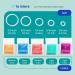 Non Latex 300pcs 1/4 (6.4mm) Medium Intraoral Elastic Bands - Made in US - Orthodontic Elastics Dental Rubber Bands - Buy Online on GoSupps.com