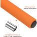 Stainless Steel Sponge Track Baton for Athletics - Orange - Buy Online on GoSupps.com
