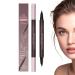 Eyebrow Pen Waterproof 2in1 Eyebrow Pen Long Lasting Eyebrow Pen for Women and Girls Beauty Cosmetics Dating Party Meeting Makeup