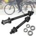 MOONDKIST 1 Pair Bike Axle, Bicycle Axles Rear Axle Front Axle Set with 20.5mm, 25mm Wheel Hub Steel Ball, Mountain Bike Hollow Hub Shaft Front and Rear Axle Kit 108mm, 145mm for Mountain MTB Bike