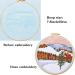 TCBASRT 4Pack Embroidery Kit for Beginners with Patterns and Instructions - Cross Stitch Kit with 2 Hoops, 4 Clothes, Plants & Flowers Patterns, Color Threads (Multicolor) - Buy Online on GoSupps.com