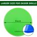 Non-Slip Rubber Poly Spot Markers 9 inch - 18 Pcs for Agility Training in Football, Soccer, Basketball - School Exercise Drills and Social Distancing - 6 Colors - Buy Online on GoSupps.com