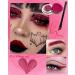 Waterproof Matte Gel Eyeliner Pot- Rose Long Lasting Cream Eyeliner Eyebrow Gel High Intensity Pigments Smudge-proof Eye Liner Brow Cream for Halloween Cosplay Show Eye Liner Brow Face Makeup-#114 - Buy Online on GoSupps.com