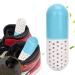 Natural Shoe Deodorizer - Small Size, Long Lasting Odor Eliminator - Blue and White - Buy Online on GoSupps.com