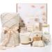 Gift Basket for Women Valentine's Day Birthday Gifts for Women Spa Care Package Self Care Sympathy Gift Baskets Thinking of You for Mom Sister Wife pink