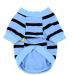 Zweitea Summer Dog Shirts for Small Dogs | Striped Cotton T-Shirts & Sweatshirts | Soft Puppy Clothing with Love Heart | XL Chihuahua Apparel in Blue - Buy Online on GoSupps.com