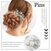 Catery Pearl Crystal Wedding Hair Pins Bridal Hair Pieces - Pack of 2, Silver Accessories for Women - Buy Online on GoSupps.com