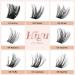 72 Pcs C Curl 8-16mm Lash Clusters DIY Eyelash Extensions - Professional Reusable Makeup for Self-application - Buy Online on GoSupps.com