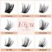 72 Pcs Sparkle D Curl Lash Clusters 8-16mm for DIY Eyelash Extensions - Reusable Wide Stem Individual Wisps for Professional Makeup - Buy Online on GoSupps.com