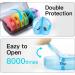 Weekly Pill Organizer 2x Daily | Travel Pill Box 7 Days | Portable Vitamin & Supplement Case - Multi-Color - Buy Online on GoSupps.com