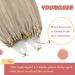 Buy Youngsee Microring Hair Extensions - 45cm Real Blond #18/613 - 50g with Micro Beads for Seamless Volume - Buy Online on GoSupps.com