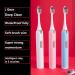 Buy Sonic Electric Toothbrush - Soft Hair Portable Travel Kit 2 Heads Blue - Best International Shipping - Buy Online on GoSupps.com