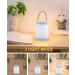 USB Rechargeable Night Light for Kids | Portable Camping Lantern with 3 Modes | Cyan | Indoor Outdoor Bedroom Emergency Use - Buy Online on GoSupps.com